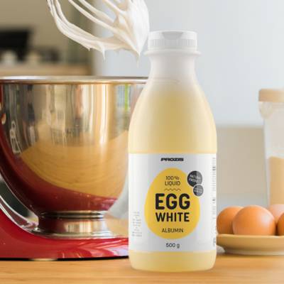 100% Liquid Egg White - Albumin 500 g Natural